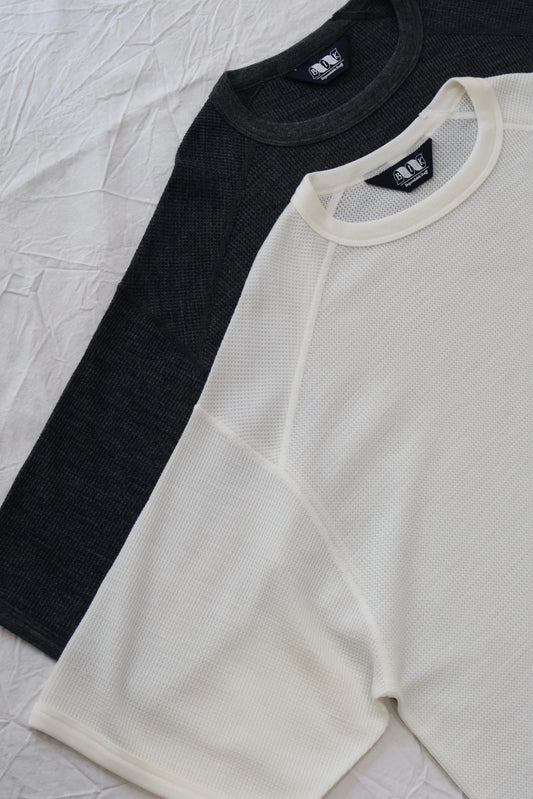 「BLINK/ MERINO WOOL WAFFLE S/S TEE 」