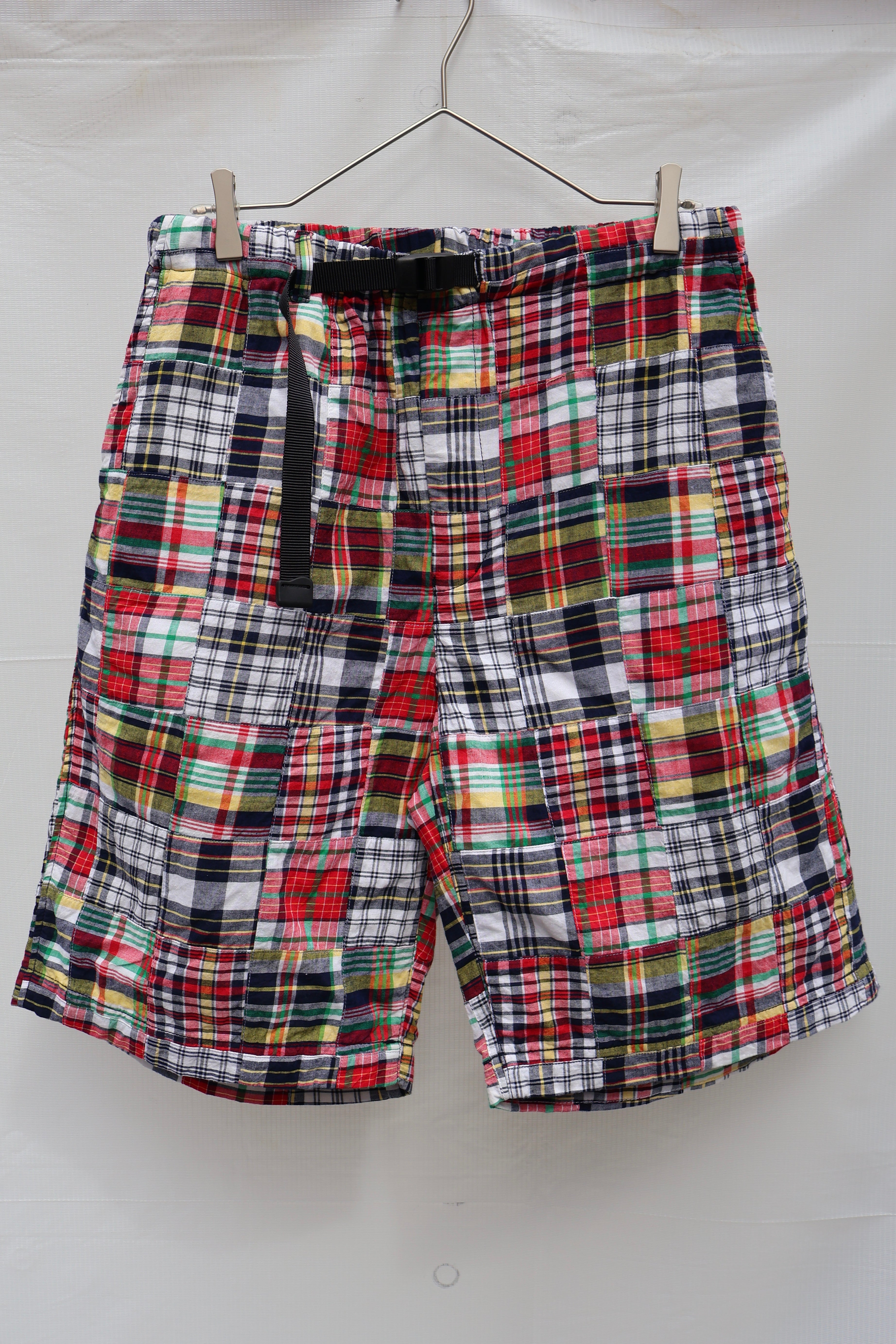 BLINK ] MADRAS PATCHWORK ACTIVE SHORTS – In part