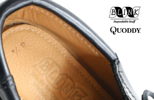 「 BLINK × QUODDY/ D-RING MOCCASIN 」