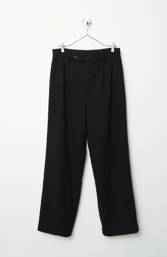 [CALE] WOOL/LINEN 2P TROUSERS