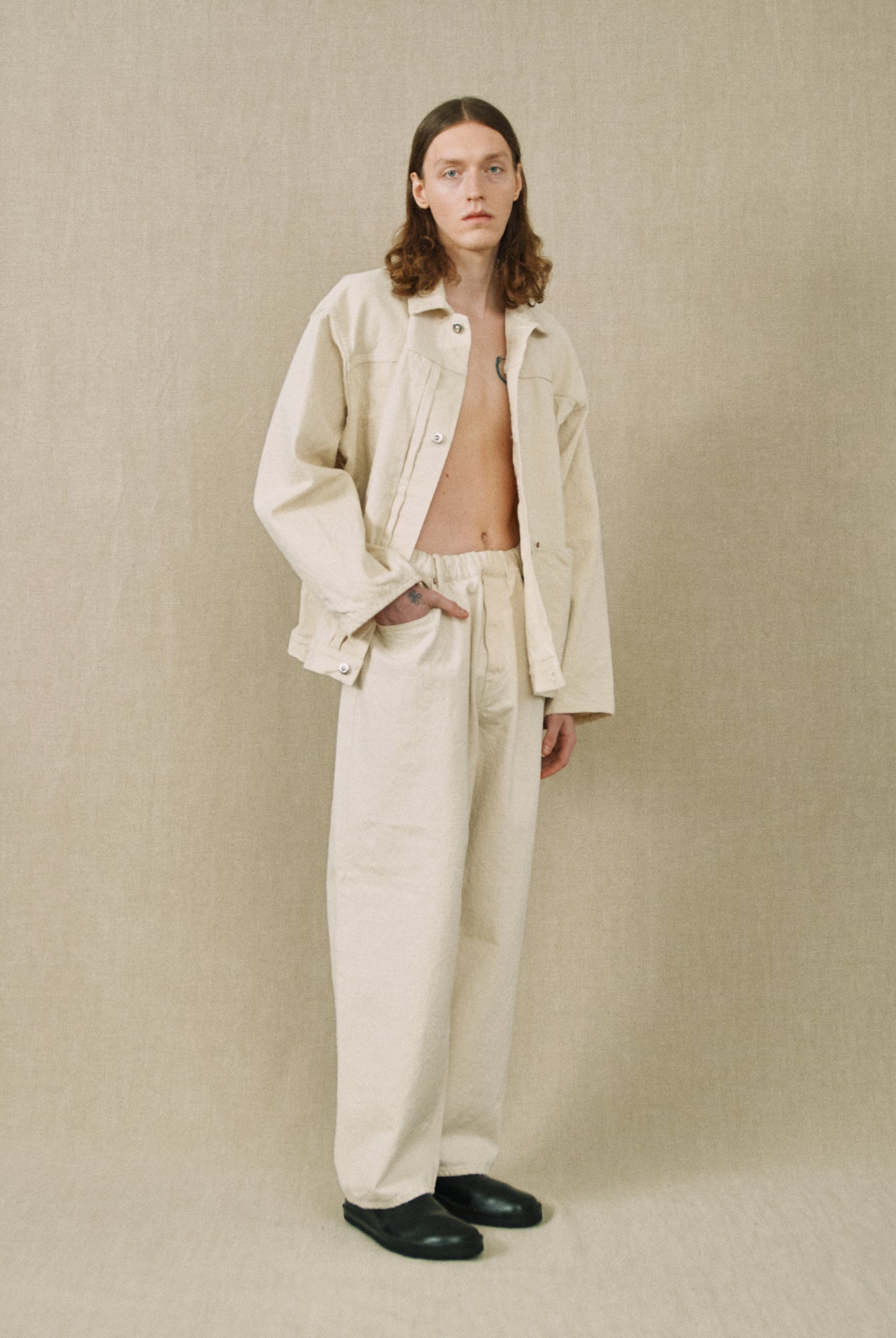 ［YOKO SAKAMOTO] PLEATS JACKET