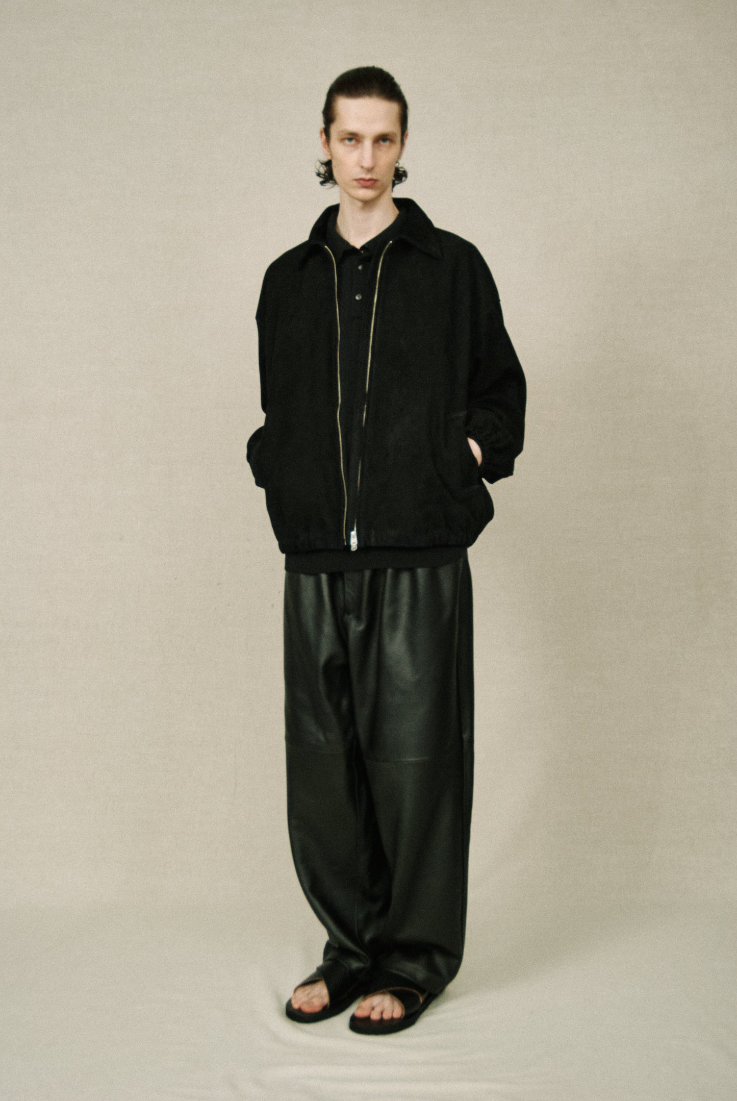 ［YOKO SAKAMOTO] ZIP BLOUSON -SHEEP SUEDE-