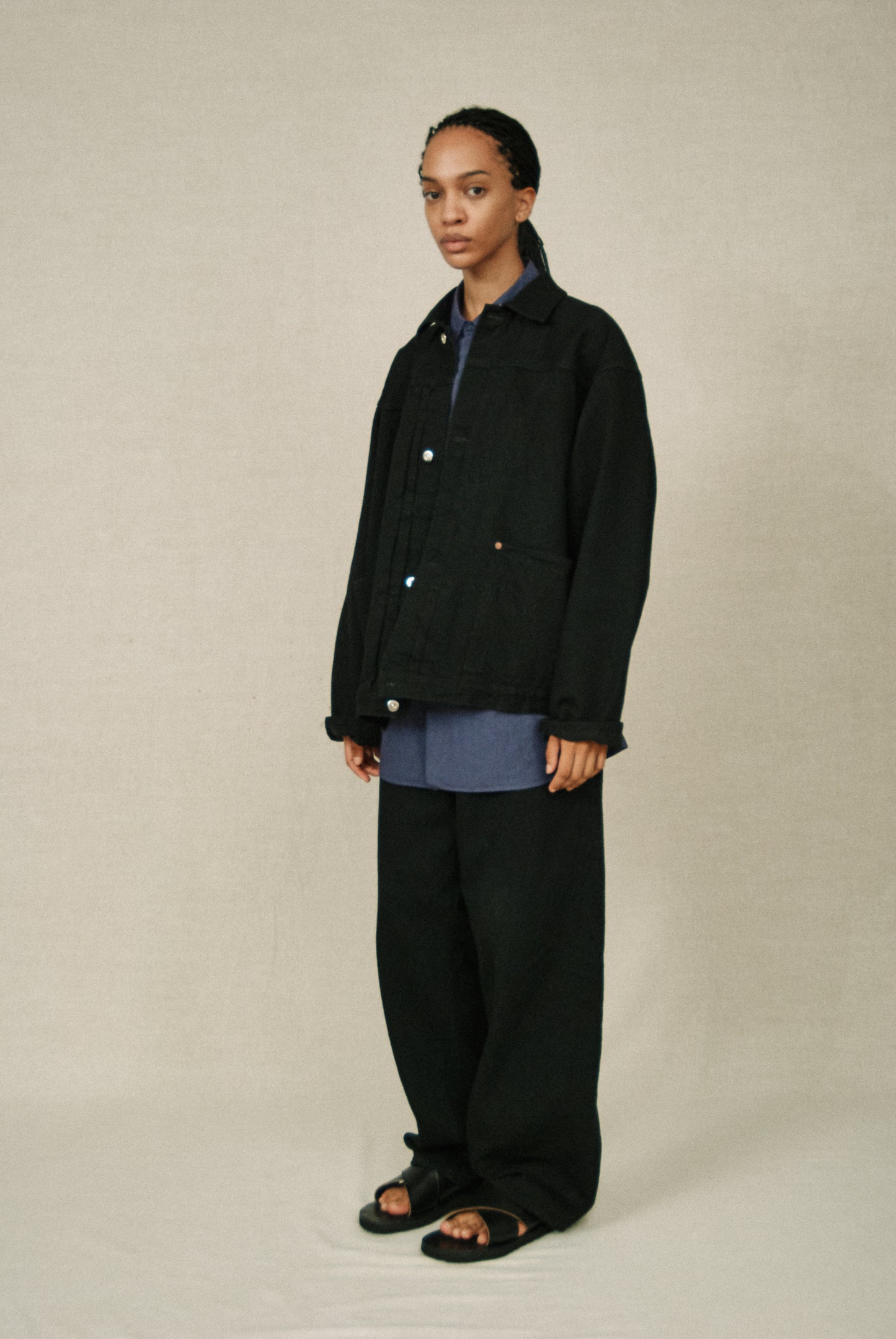 ［YOKO SAKAMOTO] PLEATS JACKET