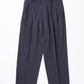 ［YOKO SAKAMOTO] DOUBLE PLEATED TROUSERS