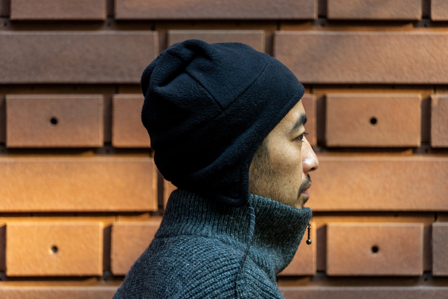 [ BLINK ] POLARTEC EAR-FLAP BEANIE MADE IN USA