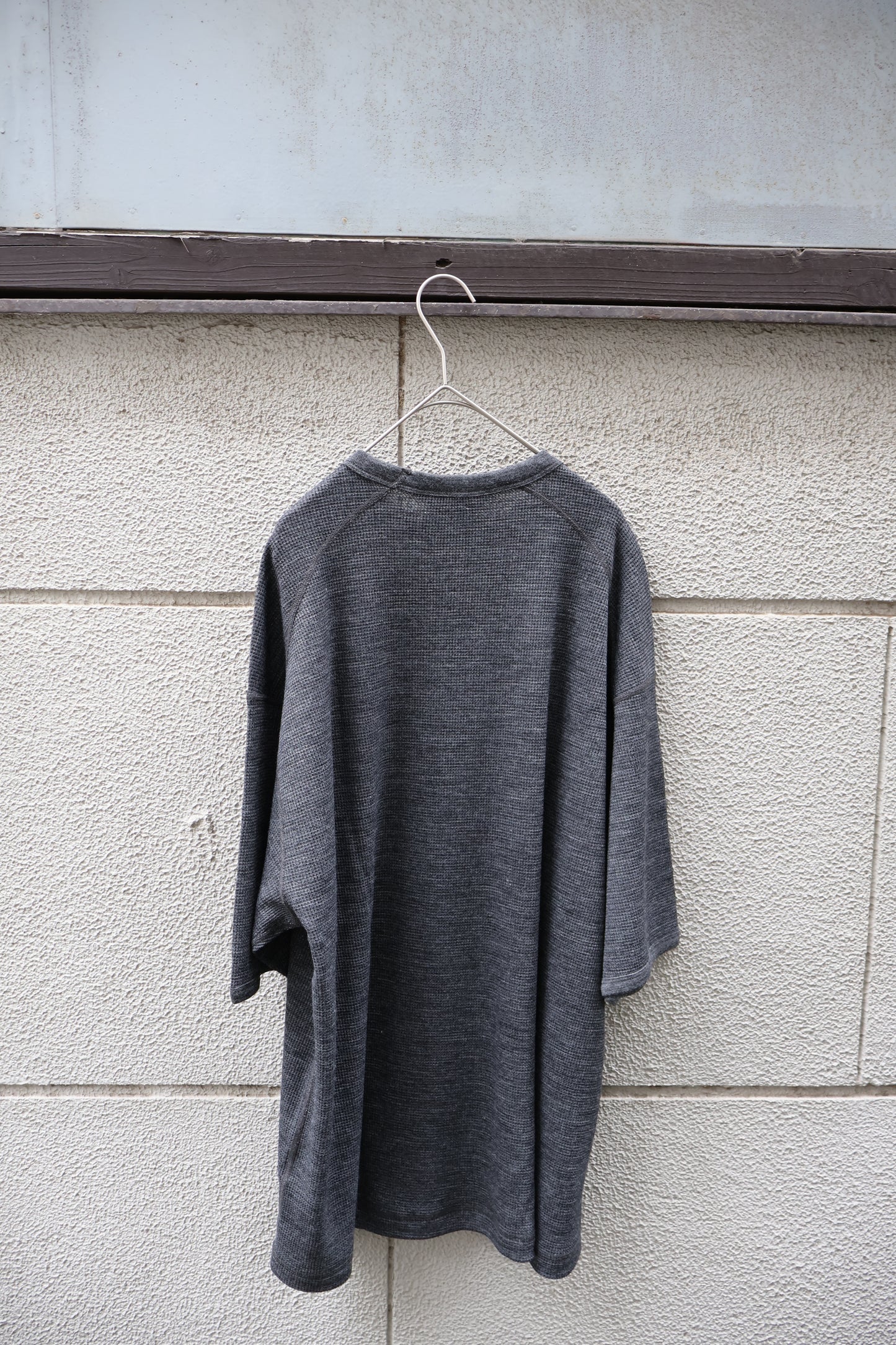 [ BLINK ] MERINO-WAFFLE BINDING S/S TEE