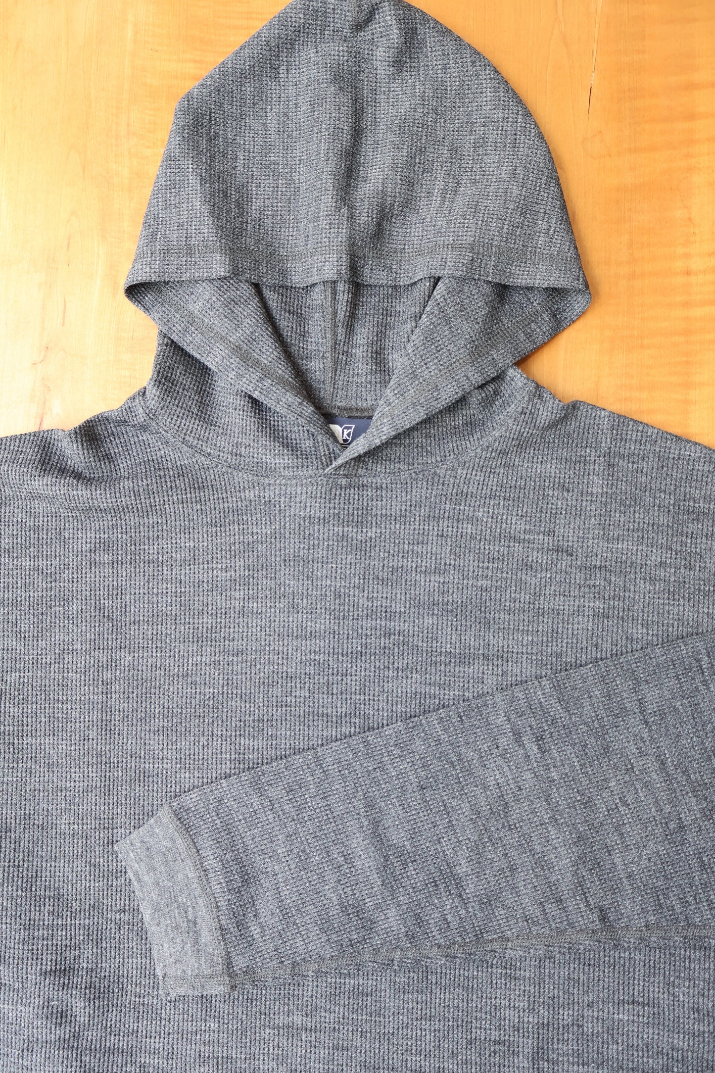 [ BLINK ] MERINO-WAFFLE HOODIE TEE