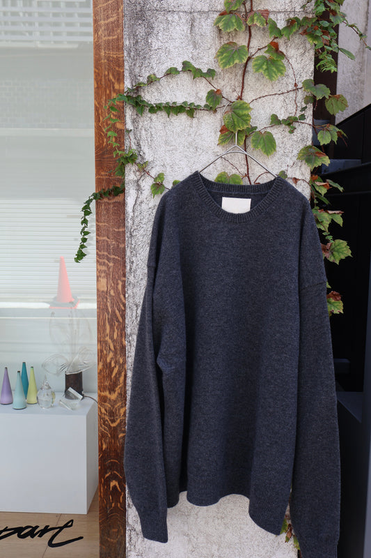 ［YOKO SAKAMOTO] CREW NECK KNIT