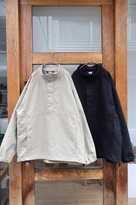 [ BLINK ] COTTON-SUEDE STAND-ZIP SMOCK