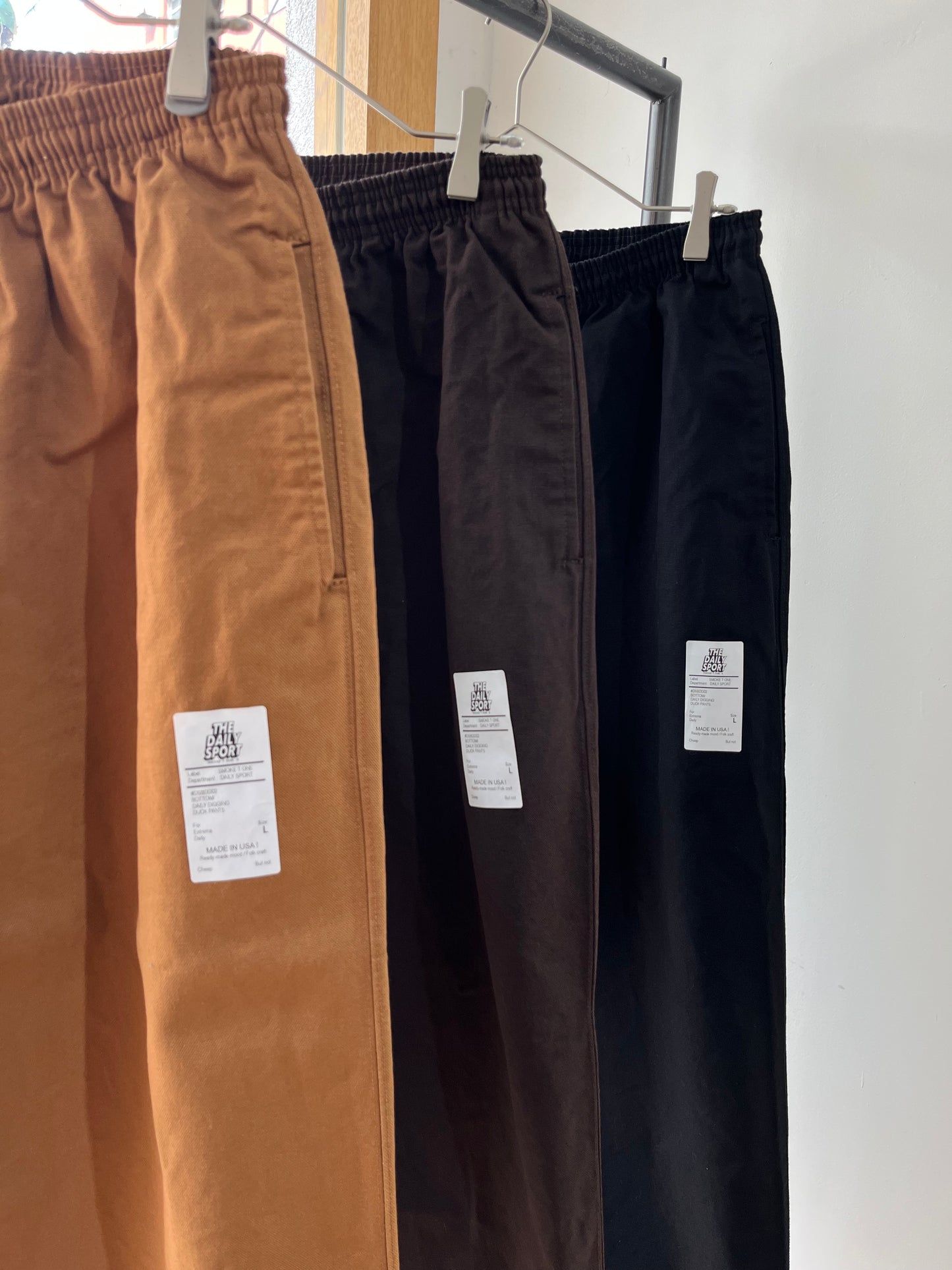 [THE DAILY SPORT by SMOKE T ONE] DAILY DIGGING -DUCK PANTS-