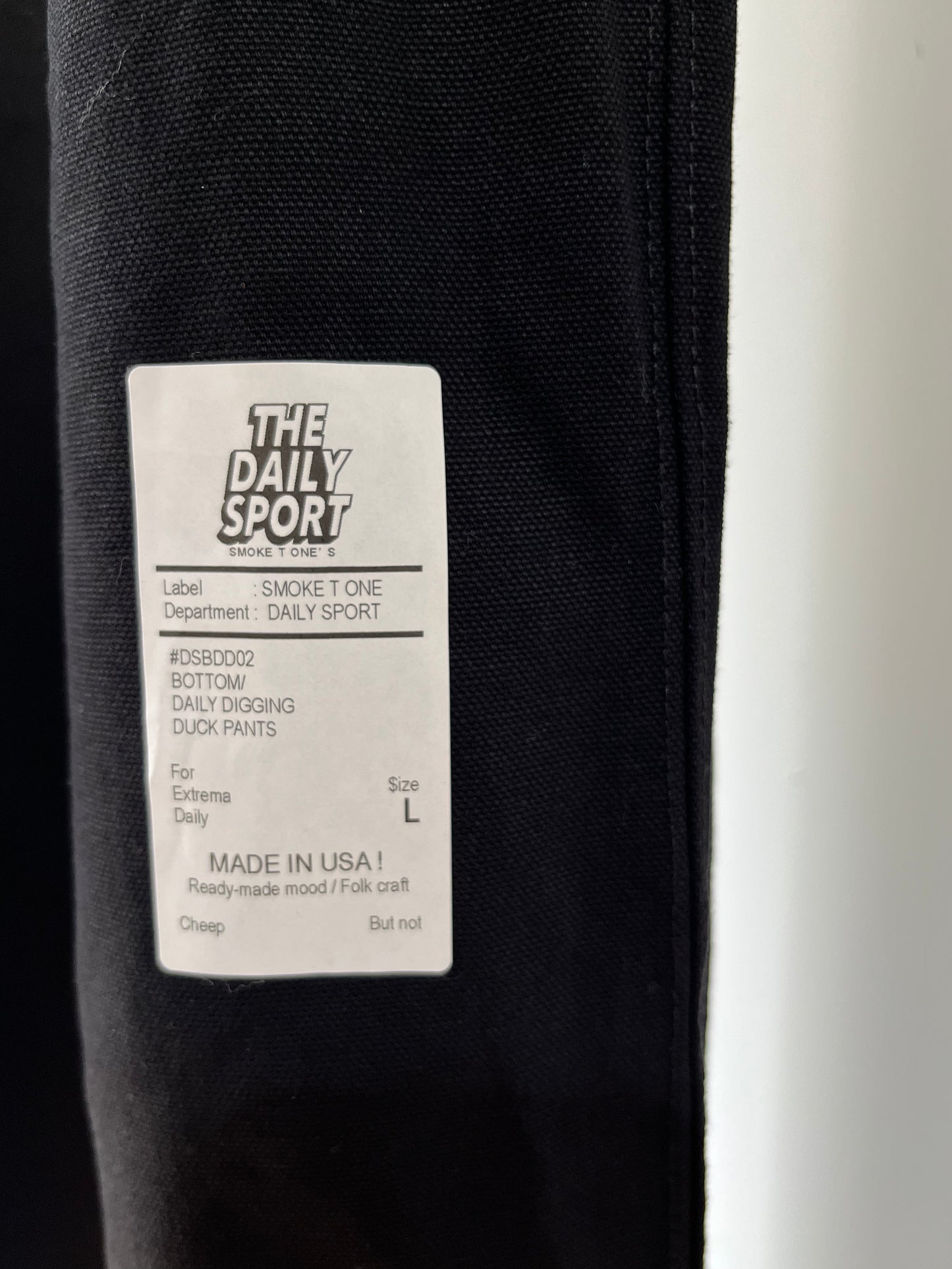 [THE DAILY SPORT by SMOKE T ONE] DAILY DIGGING -DUCK PANTS-