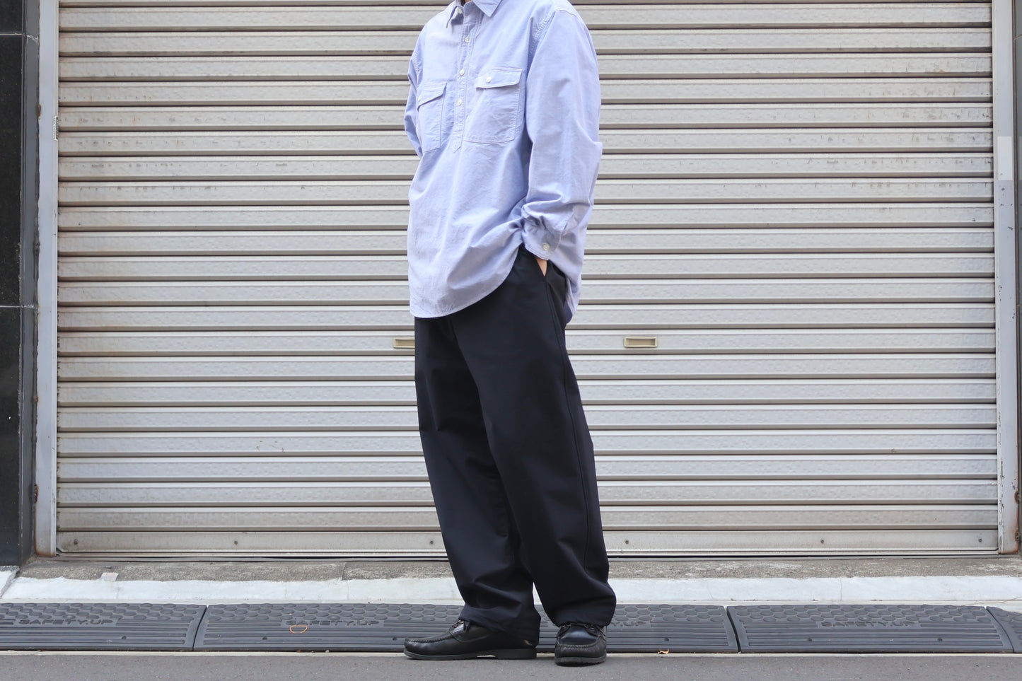 [ BLINK ] W-WEAVE NYLON EASY TROUSERS