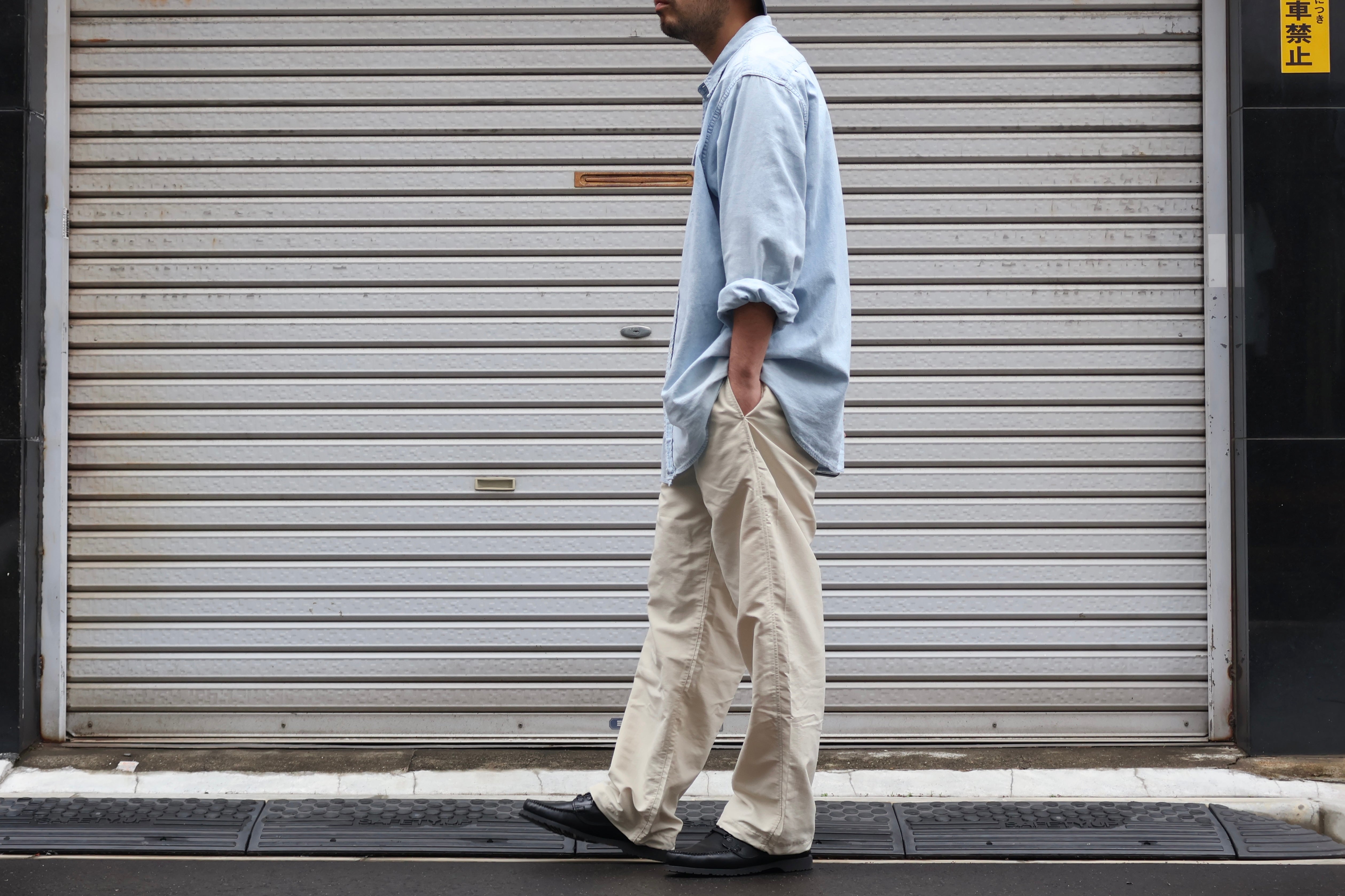 BLINK ] SUPPLEX NYLON EASY TROUSERS – In part