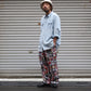 [ BLINK ] MADRAS PATCHWORK EASY TROUSERS