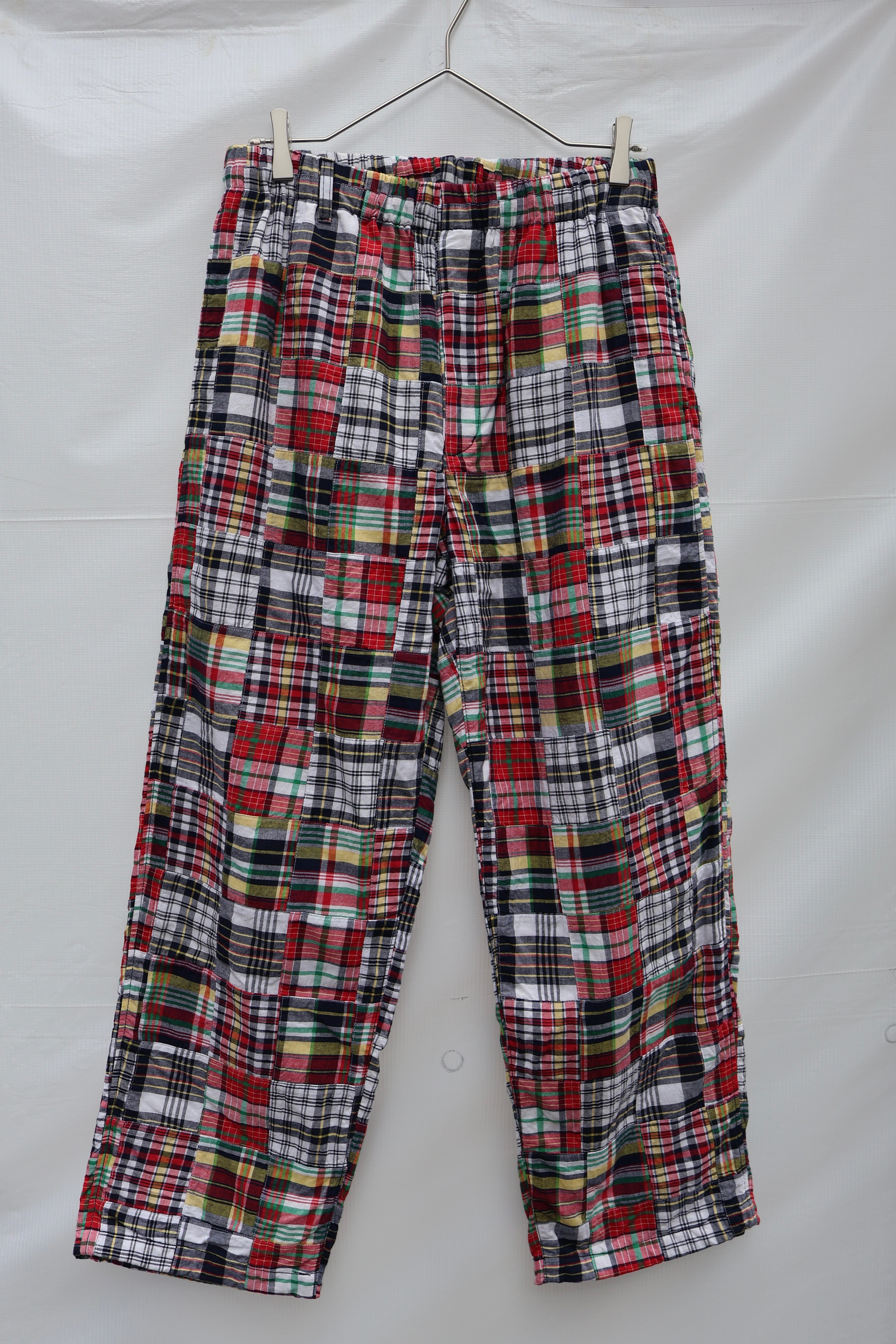 BLINK ] MADRAS PATCHWORK EASY TROUSERS – In part