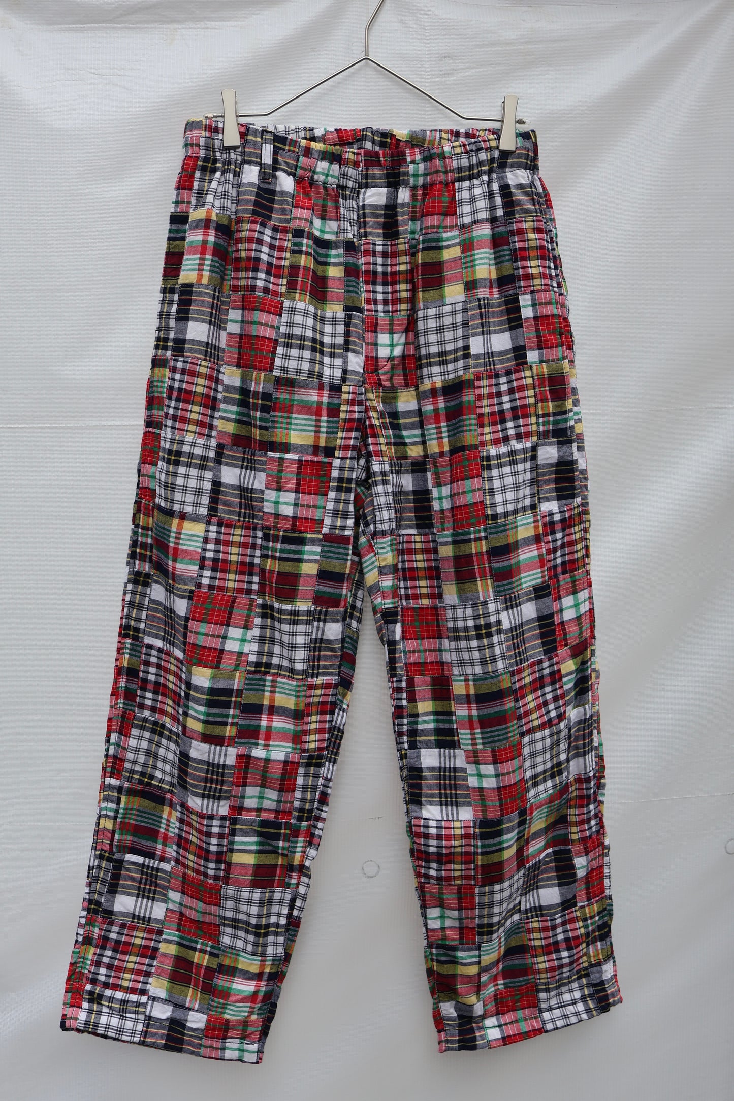 [ BLINK ] MADRAS PATCHWORK EASY TROUSERS
