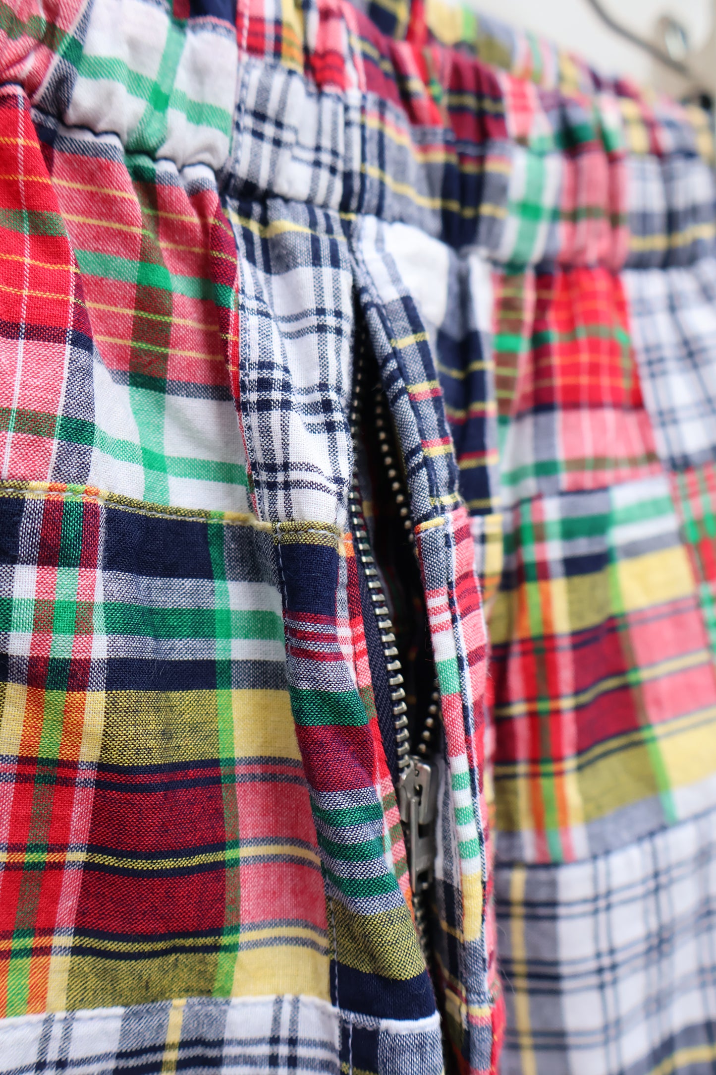 [ BLINK ] MADRAS PATCHWORK EASY TROUSERS