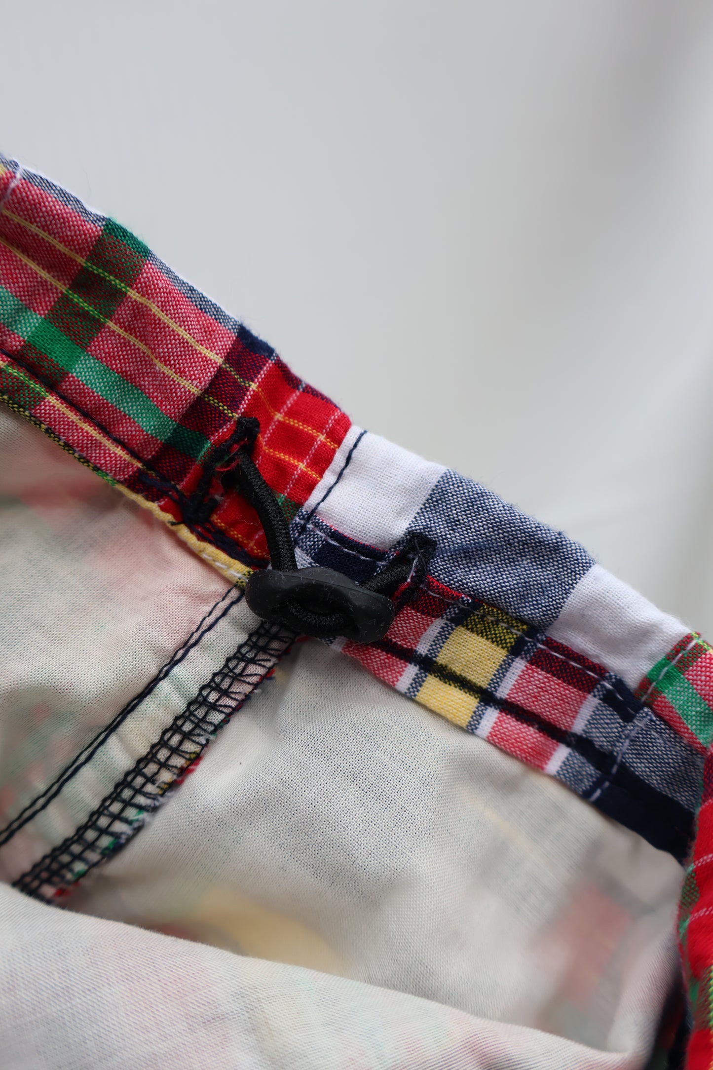 [ BLINK ] MADRAS PATCHWORK EASY TROUSERS