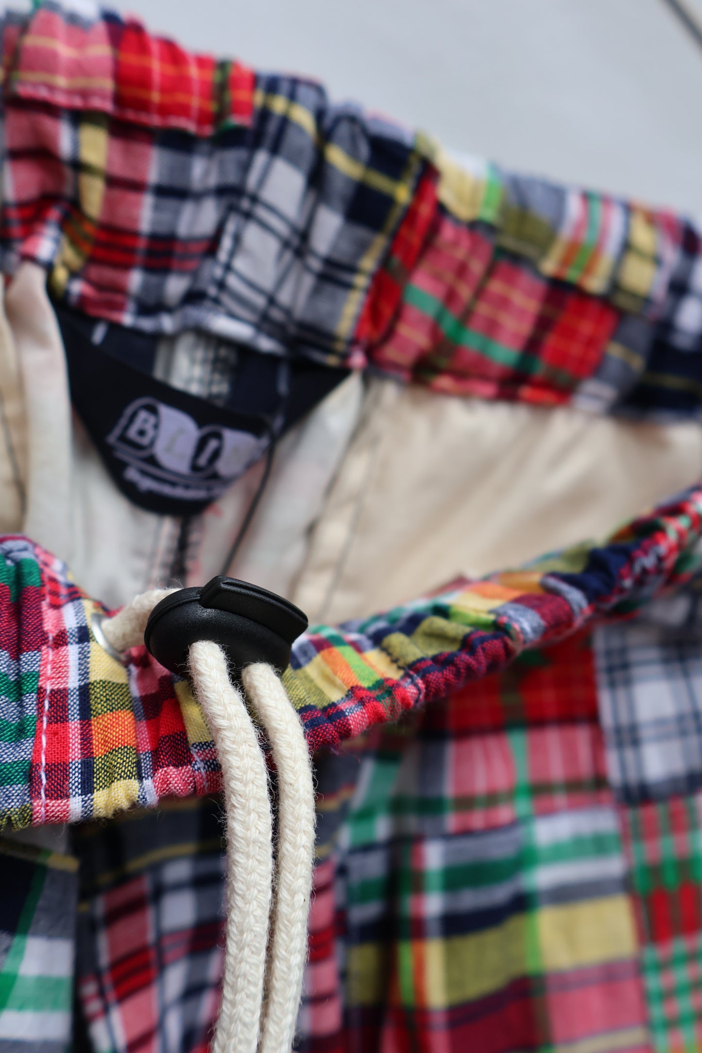 [ BLINK ] MADRAS PATCHWORK EASY TROUSERS