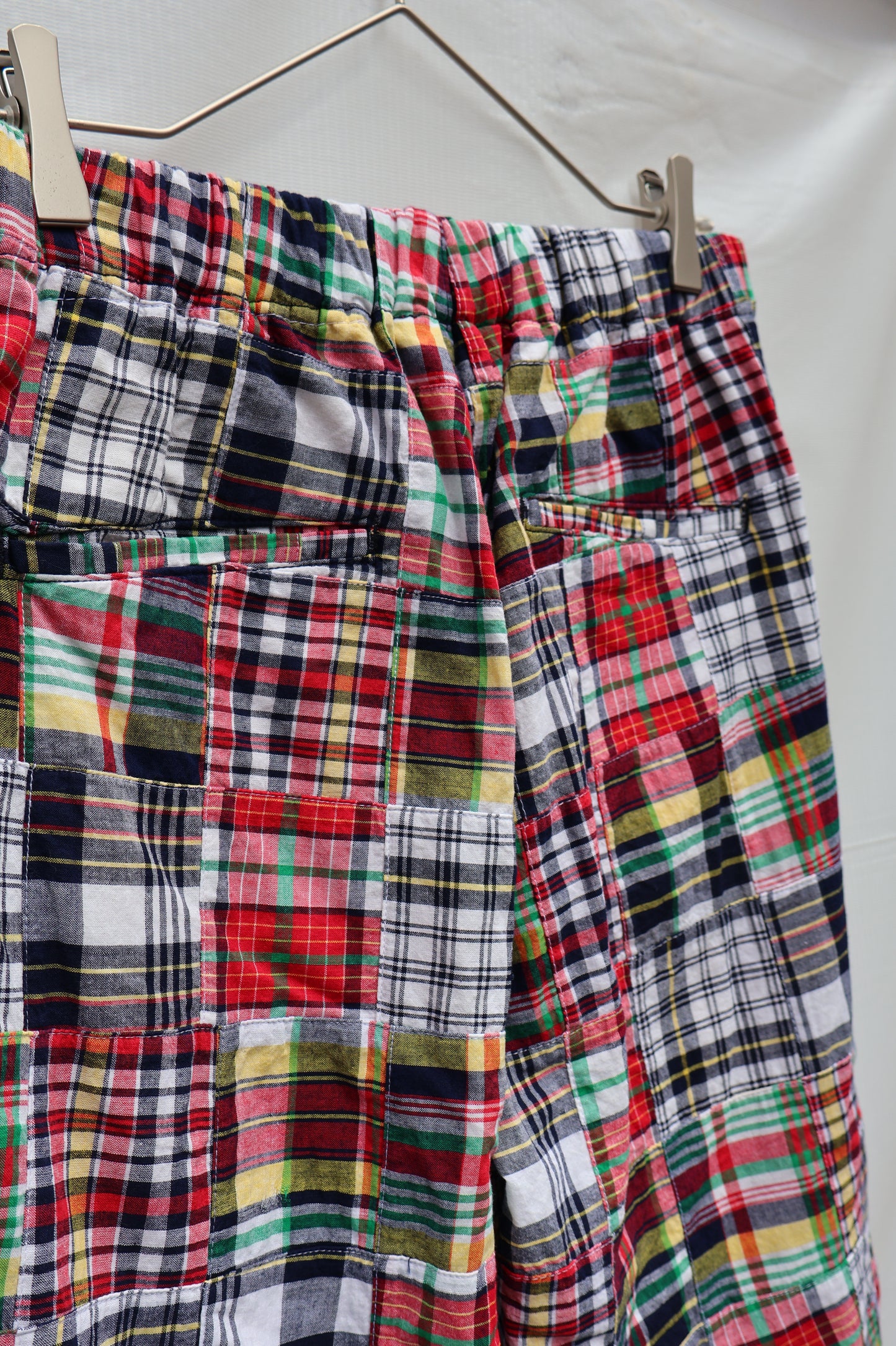 [ BLINK ] MADRAS PATCHWORK EASY TROUSERS