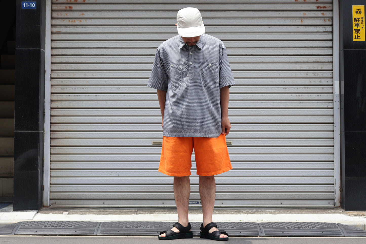 [ BLINK ] PULLOVER S/S SHIRTS -GGM SEERSUCKER-