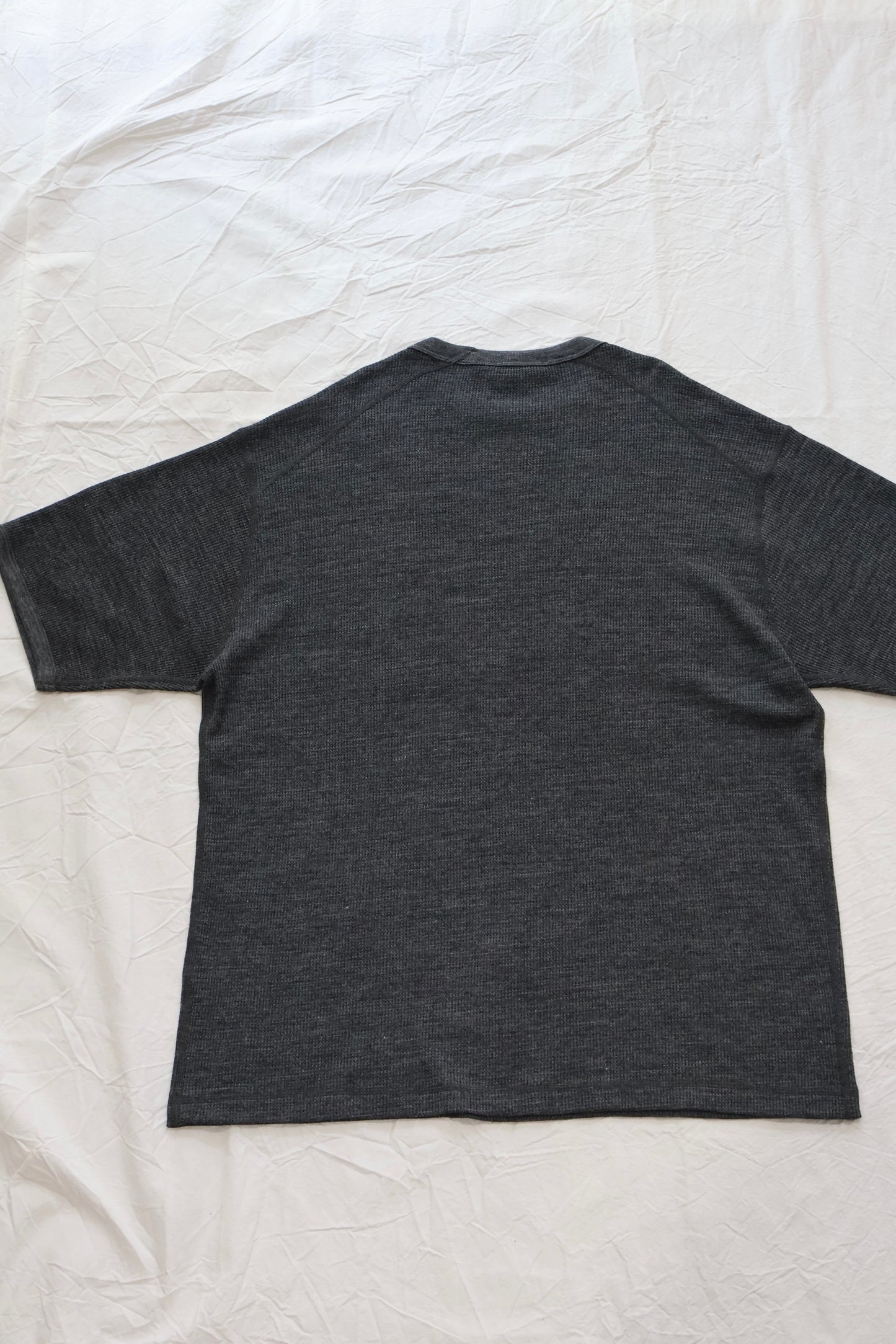 [ BLINK ] MERINO-WAFFLE BINDING S/S TEE