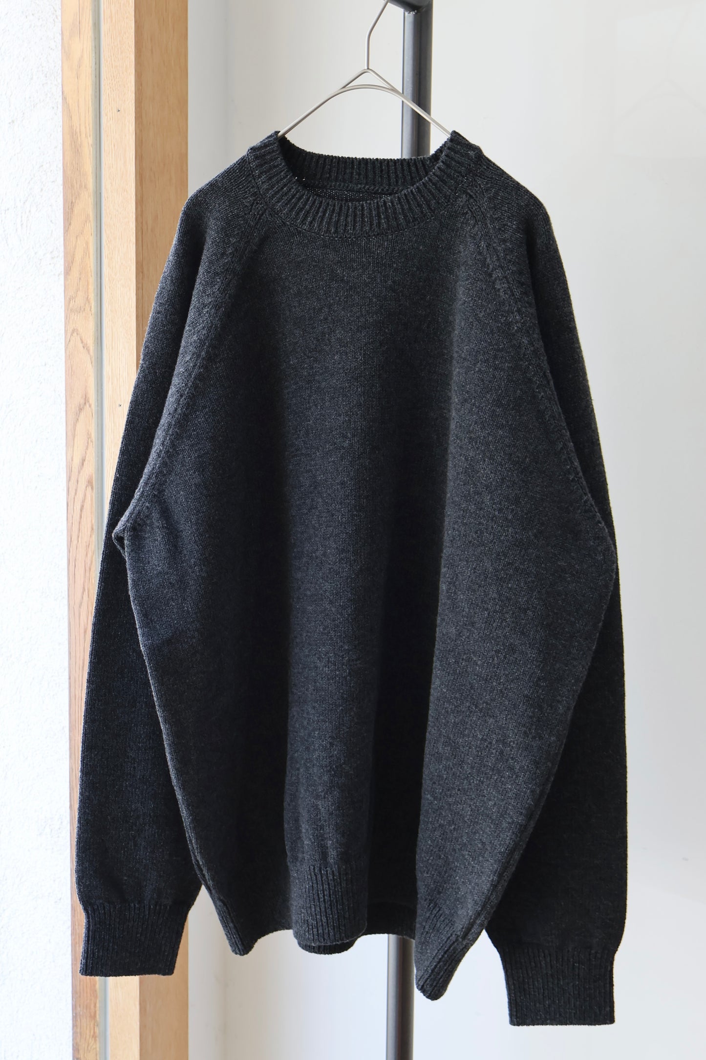 ［YOKO SAKAMOTO] RAGLAN CREW NECK KNIT