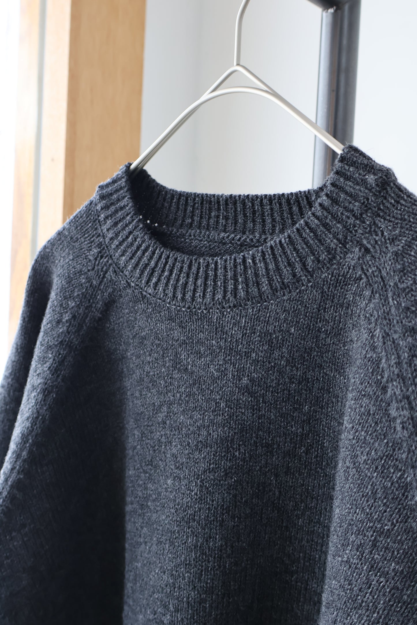 ［YOKO SAKAMOTO] RAGLAN CREW NECK KNIT