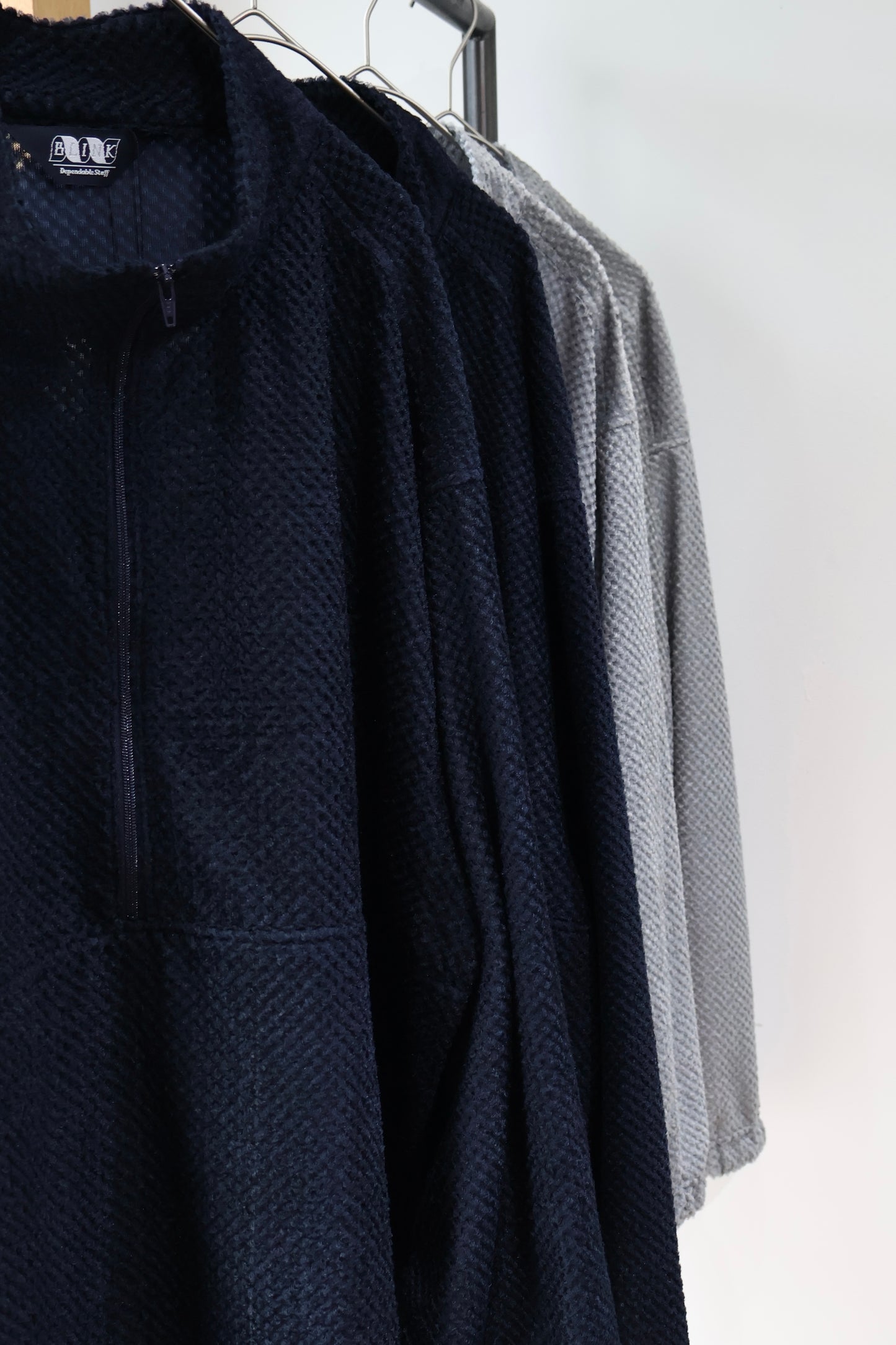 [ BLINK ] HALF ZIP SMOCK -OCTA DOUBLE-RASCHEL-