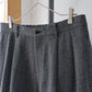 ［YOKO SAKAMOTO] DOUBLE PLEATED TROUSERS