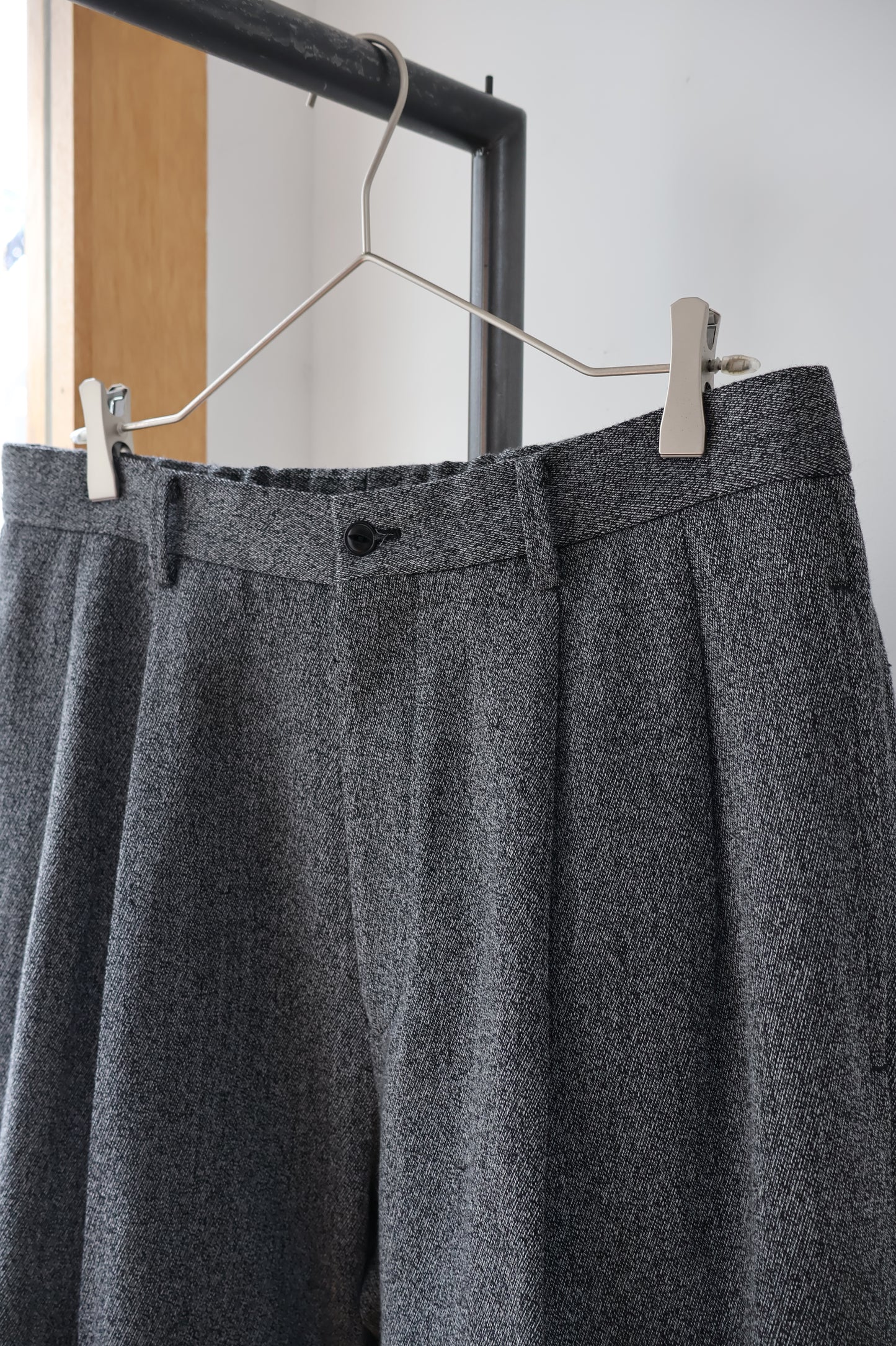 ［YOKO SAKAMOTO] DOUBLE PLEATED TROUSERS