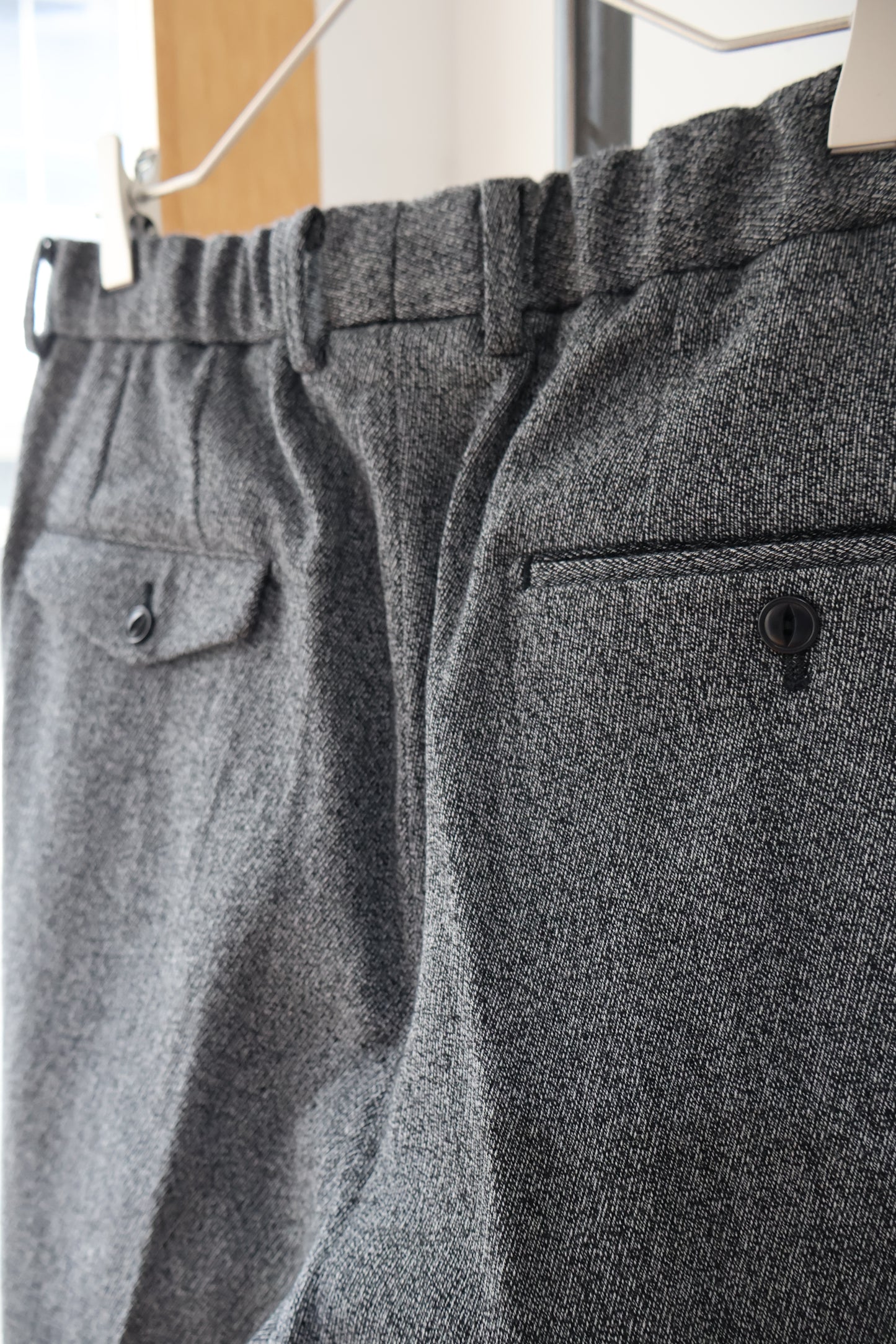 ［YOKO SAKAMOTO] DOUBLE PLEATED TROUSERS