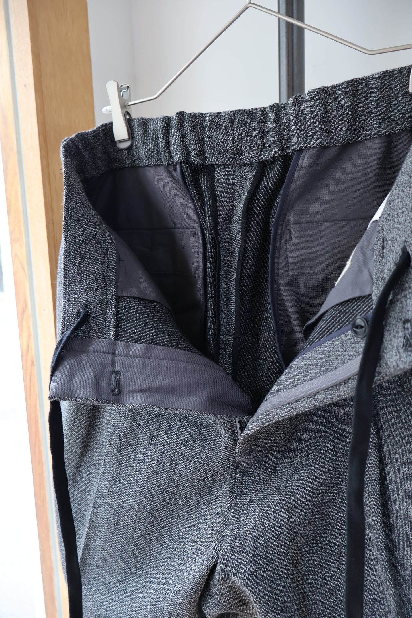 ［YOKO SAKAMOTO] DOUBLE PLEATED TROUSERS