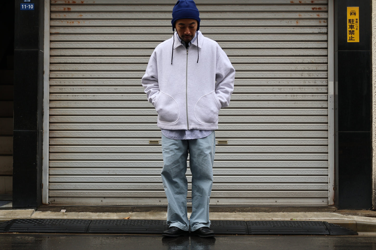 [ BLINK ] SWEAT ZIP-UP BLOUSON