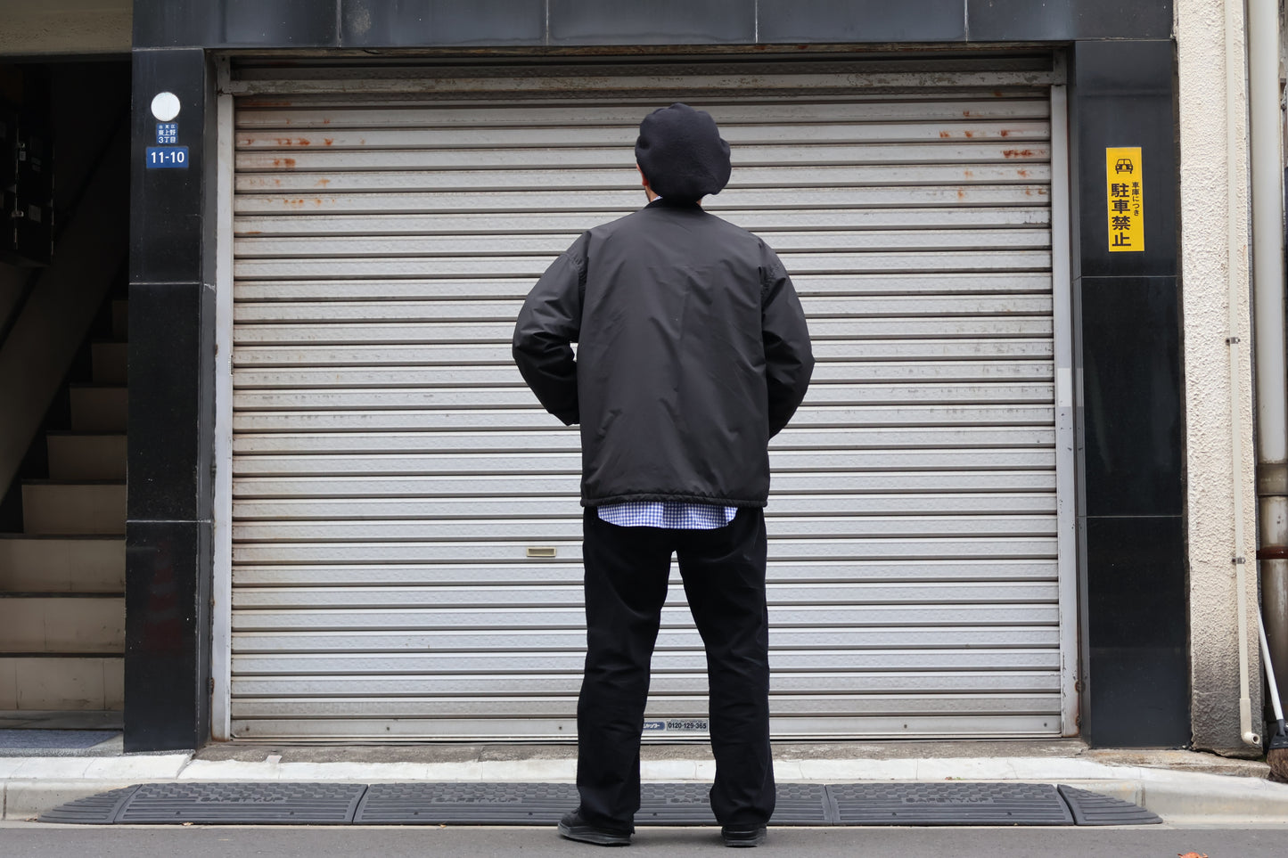 [ BLINK ] LINED HALF-ZIP SMOCK