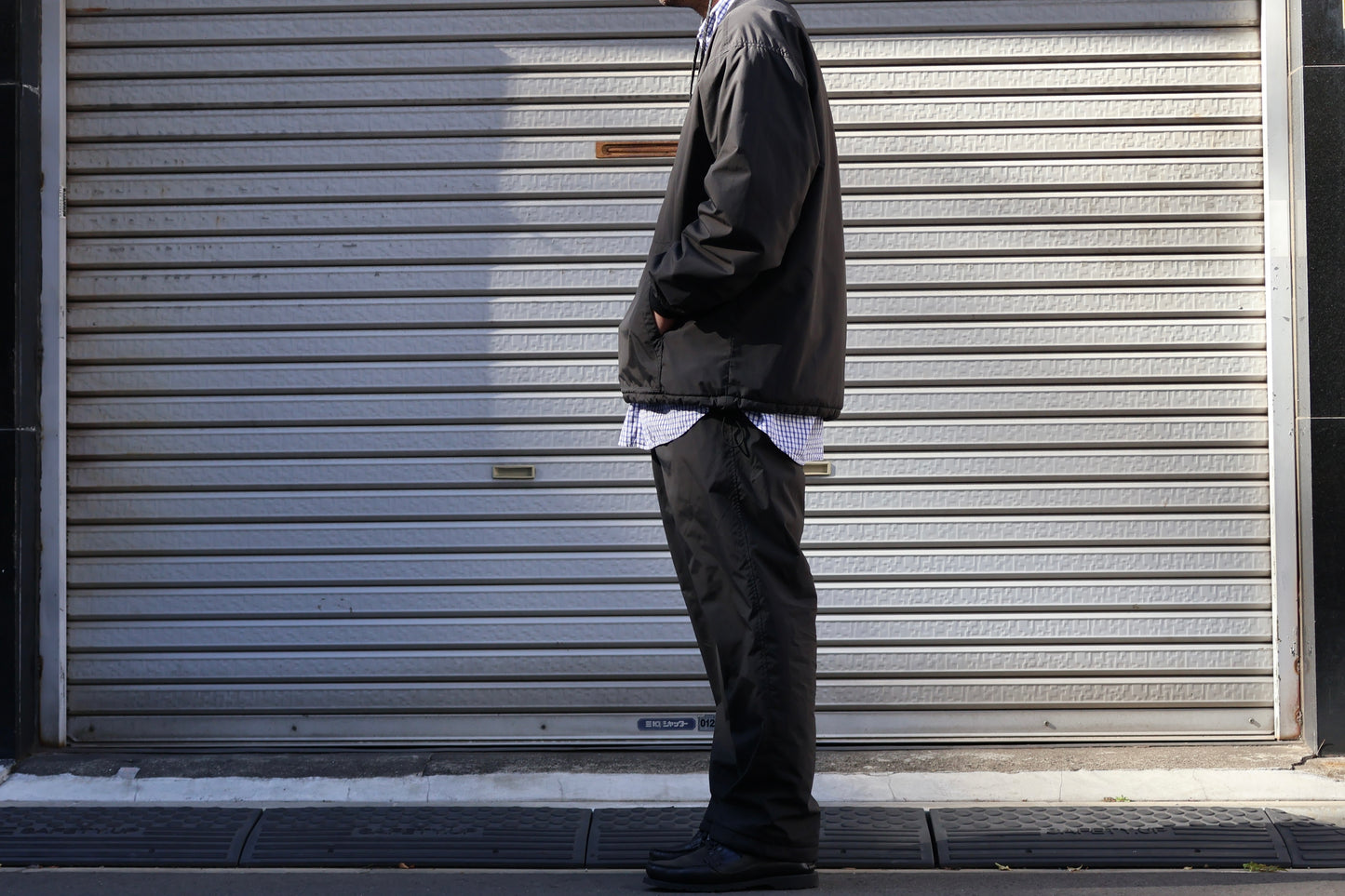 [ BLINK ] LINED NYLON TROUSERS