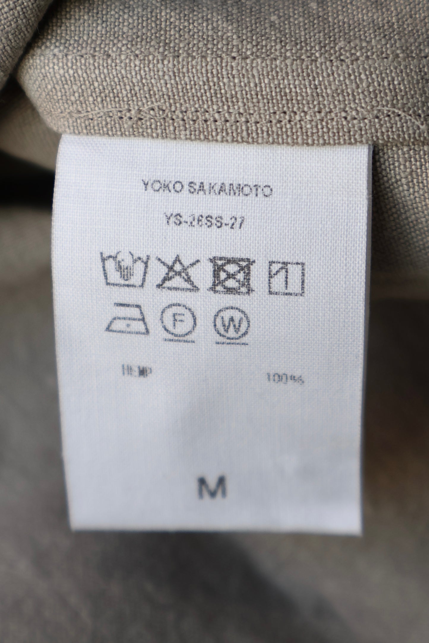 ［YOKO SAKAMOTO] WORK SHIRT