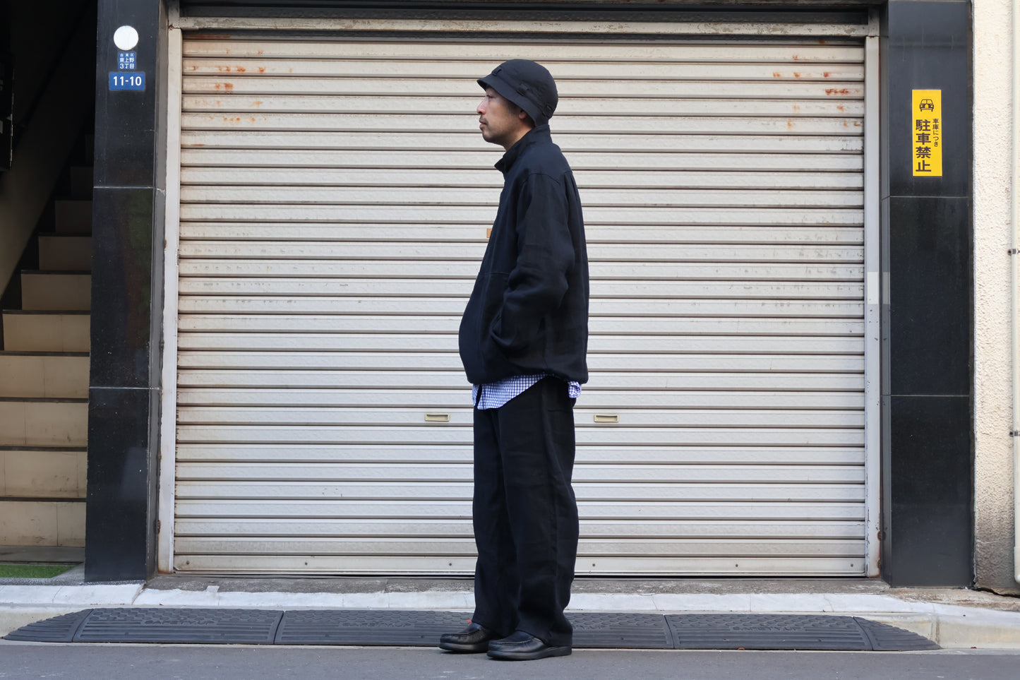 [ BLINK ] HEMP STAND-ZIP SMOCK