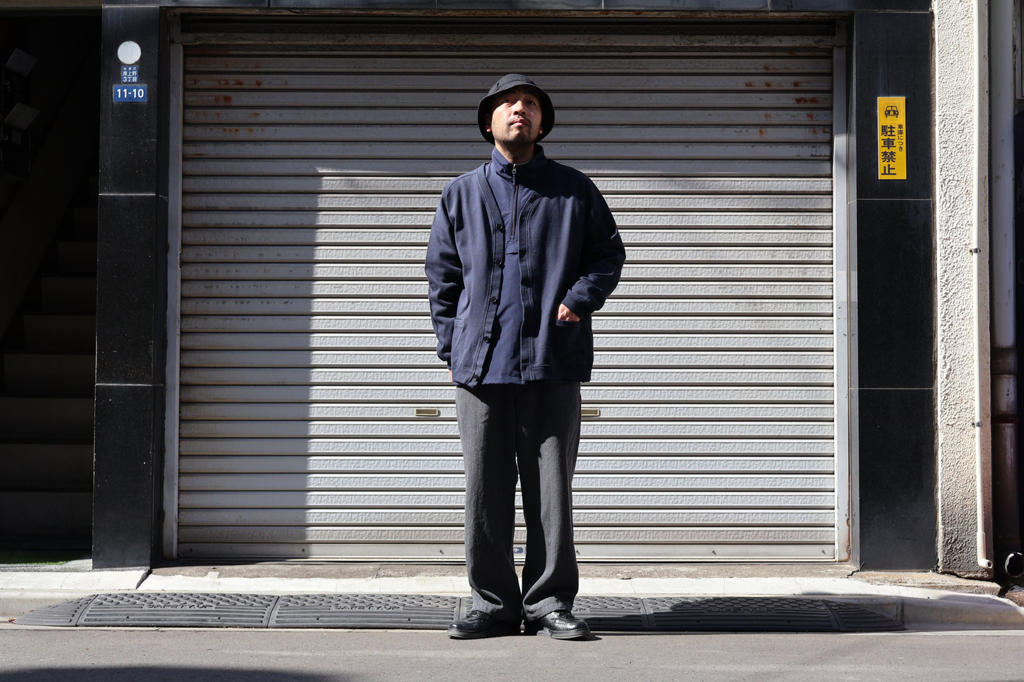 [ BLINK ]  HEAVY-JERSEY CARDIGAN