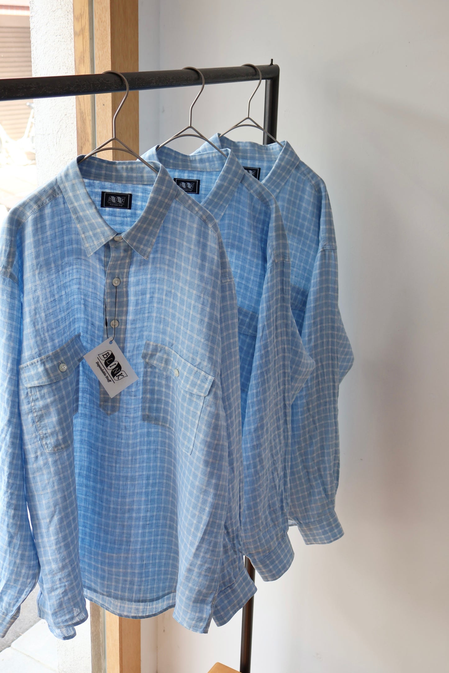 [ BLINK ] PULLOVER SHIRTS -LINEN-