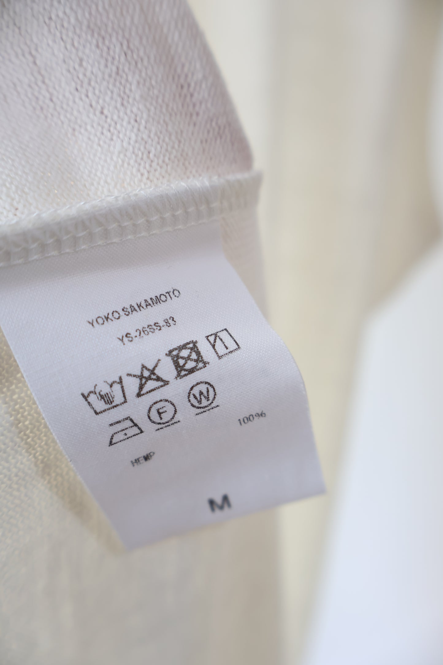 ［YOKO SAKAMOTO] SLEEVELESS TOP