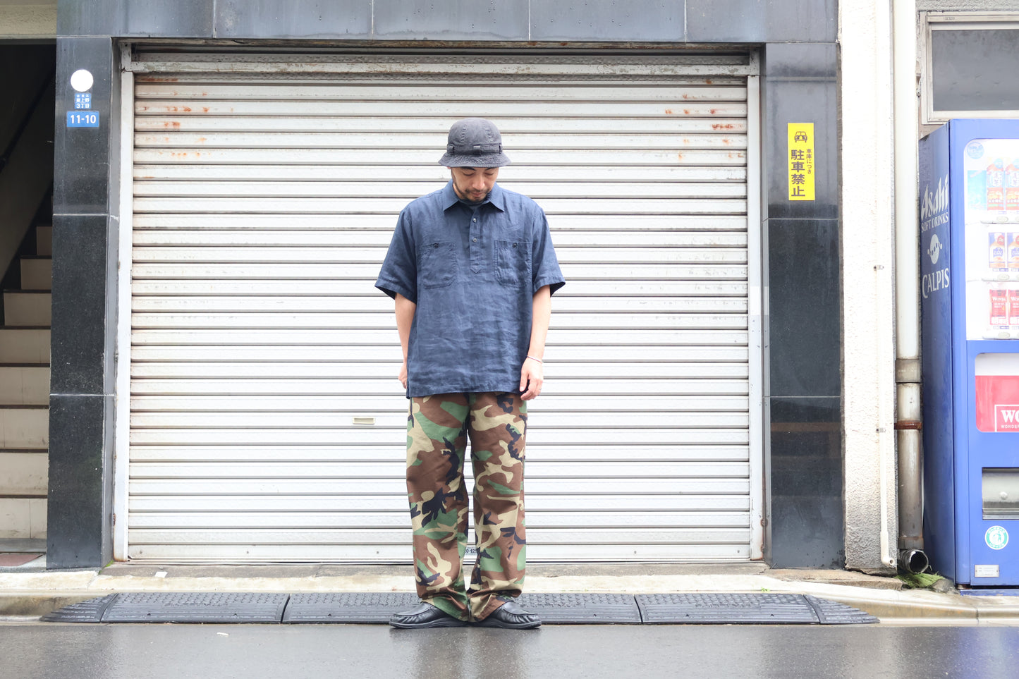 [ BLINK ] PULLOVER S/S SHIRTS -LINEN-