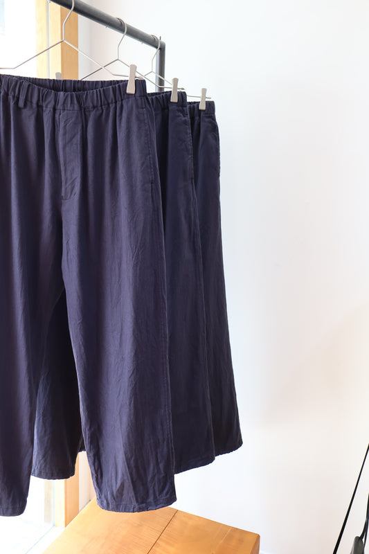 [ BLINK ] EASY TROUSERS -LINEN×COTTON TWILL-