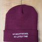 [ BLANK MAG ] ACRYLIC BEANIE