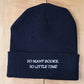 [ BLANK MAG ] ACRYLIC BEANIE