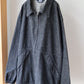 [ BLINK ] W-NEEDLE ZIP BLOUSON -12oz DENIM-