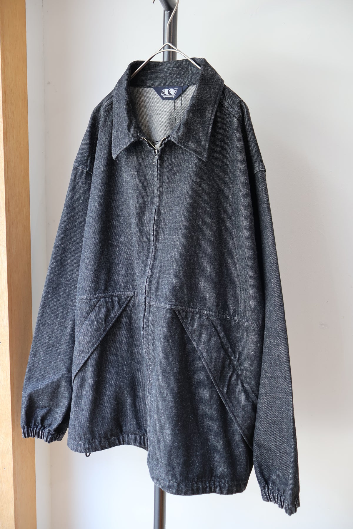 [ BLINK ] W-NEEDLE ZIP BLOUSON -12oz DENIM-