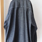 [ BLINK ] W-NEEDLE ZIP BLOUSON -12oz DENIM-