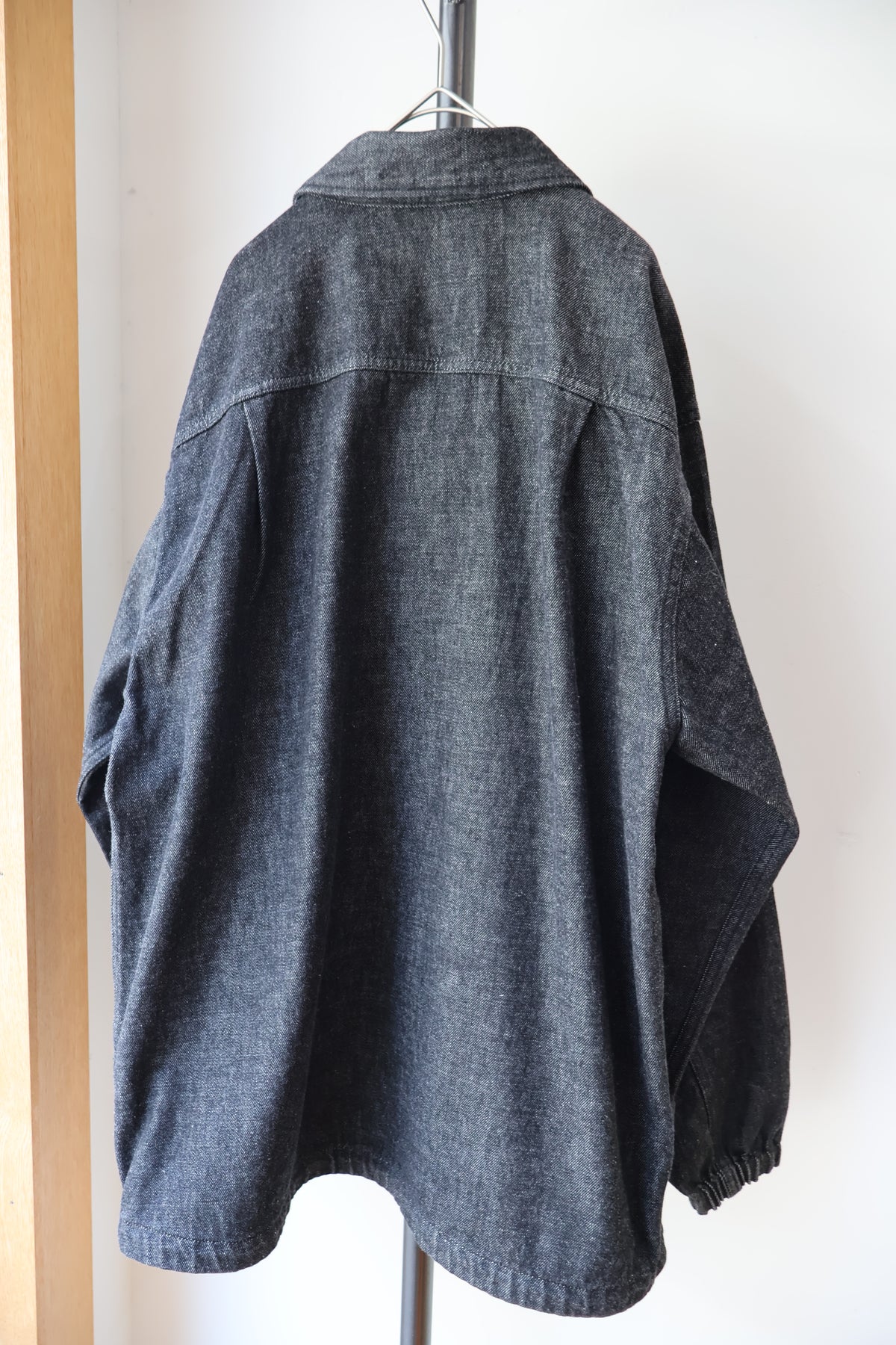 [ BLINK ] W-NEEDLE ZIP BLOUSON -12oz DENIM-