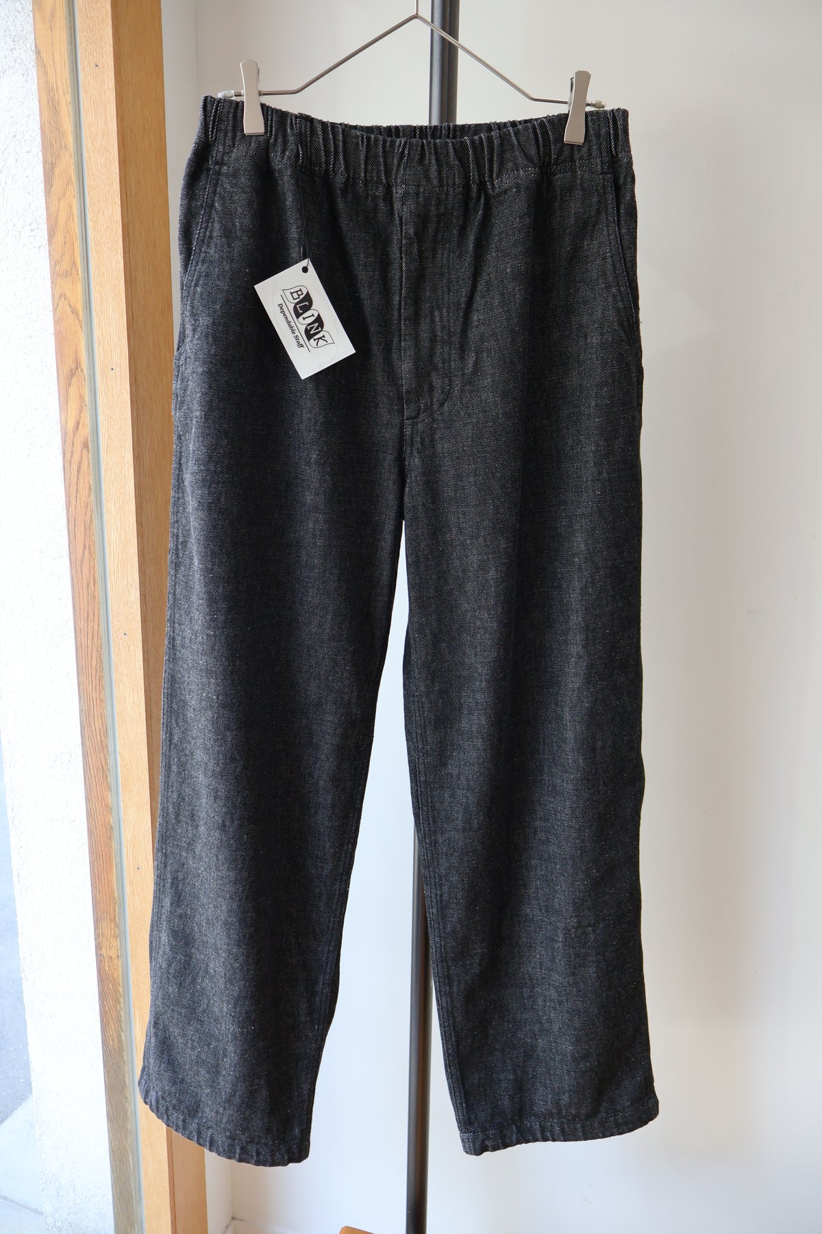 [ BLINK ] W-NEEDLE EASY CHINOS -12oz DENIM-